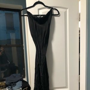 H&m cowl neck satin slip dress